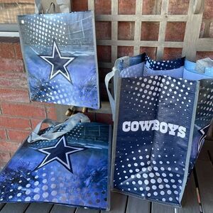 LICENSED Dallas Cowboys Reusable Tote Bags